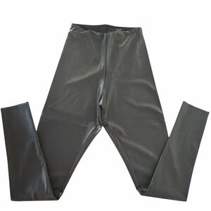 Commando High Rise Faux Leather Black Leggings Size M